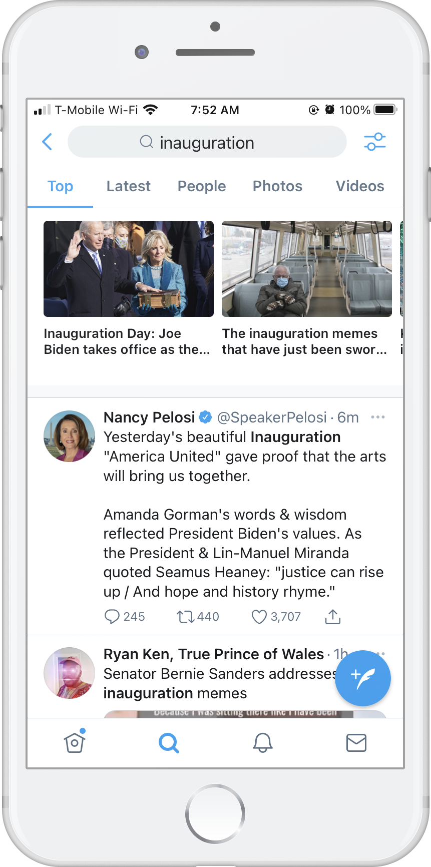 Events in search