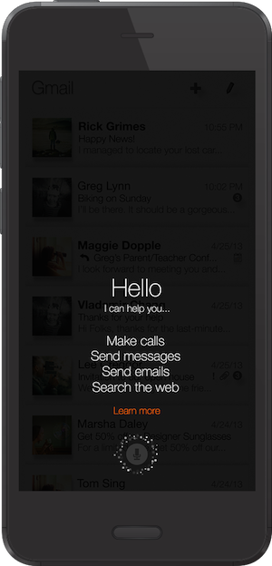 Firephone voice UI